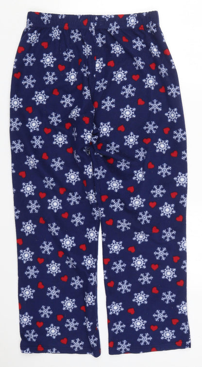 Womens UK Size M Preworn Regular Fit  Blue Trousers