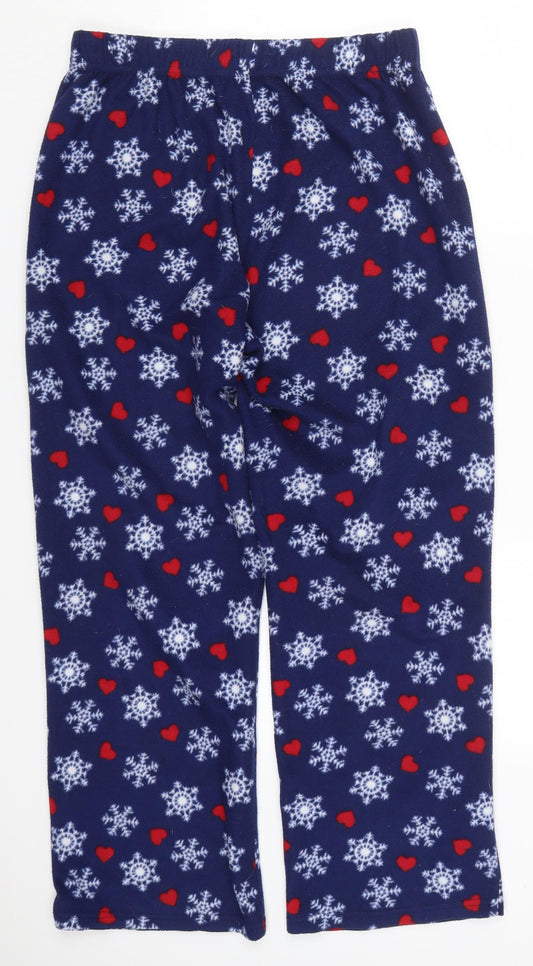 Womens UK Size M Preworn Regular Fit  Blue Trousers