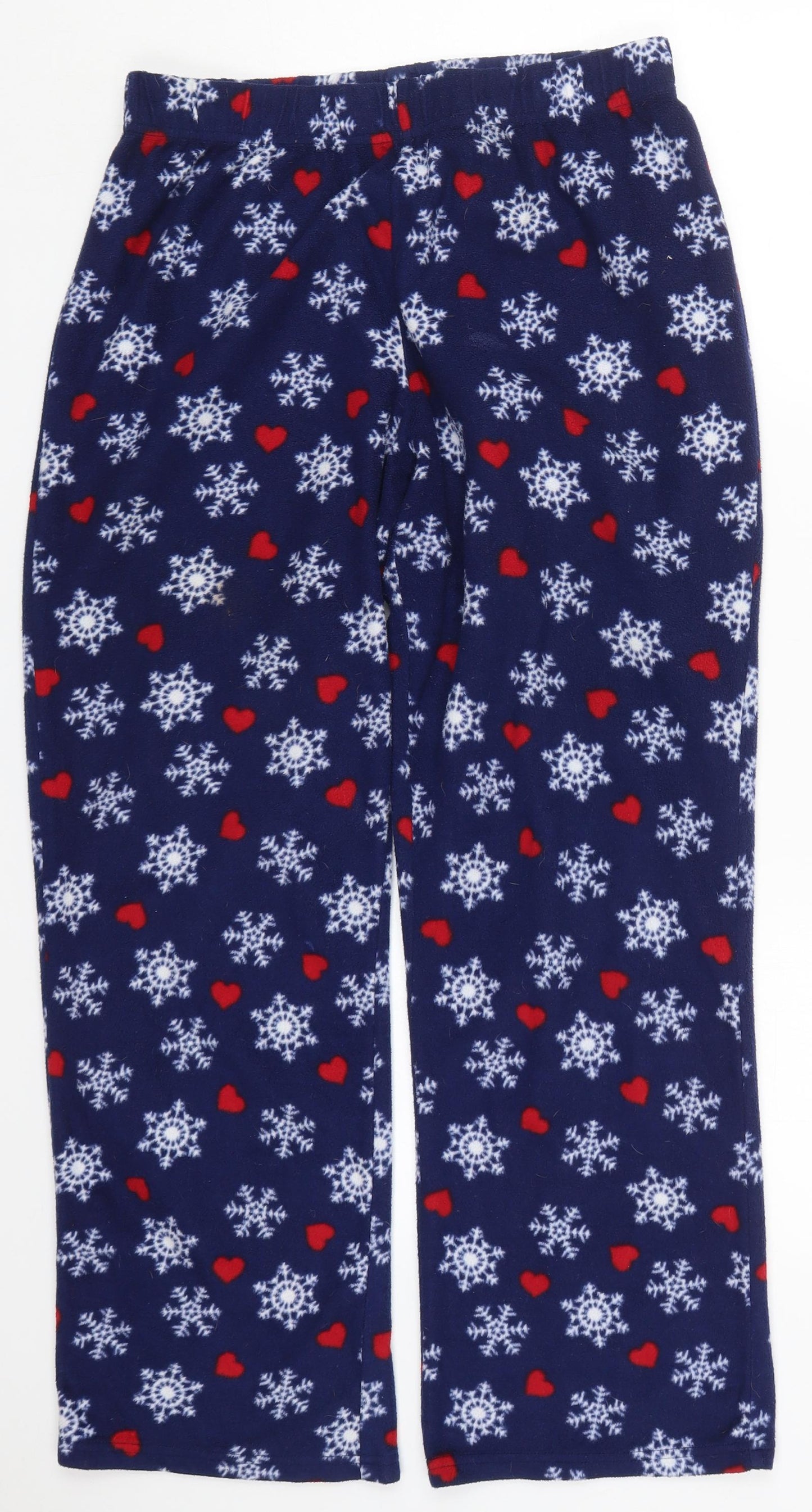 Womens UK Size M Preworn Regular Fit  Blue Trousers