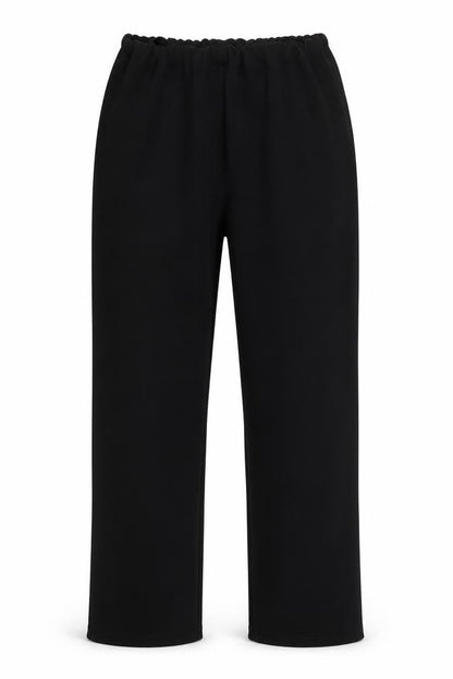 Womens UK Size L Preworn Regular Fit  Black Trousers