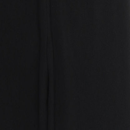 Womens UK Size L Preworn Regular Fit  Black Trousers