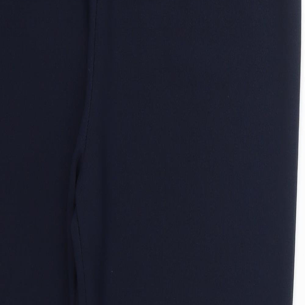 Womens UK Size 14 Preworn Regular Fit  Blue Trousers