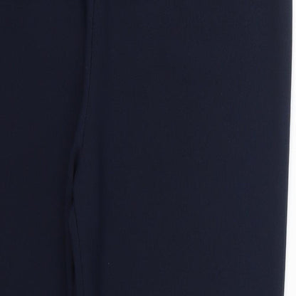 Womens UK Size 14 Preworn Regular Fit  Blue Trousers