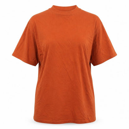 Womens UK Size XS Topshop Brown Basic T-Shirt