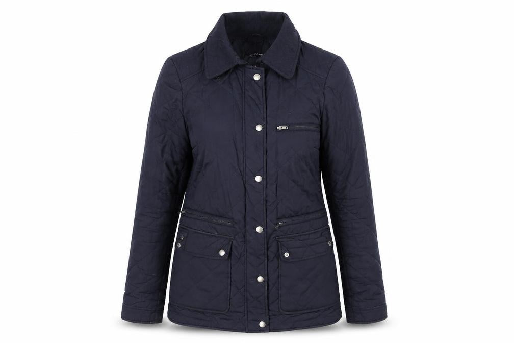 Womens UK Size 8 Dorothy Perkins Blue Pea Coat