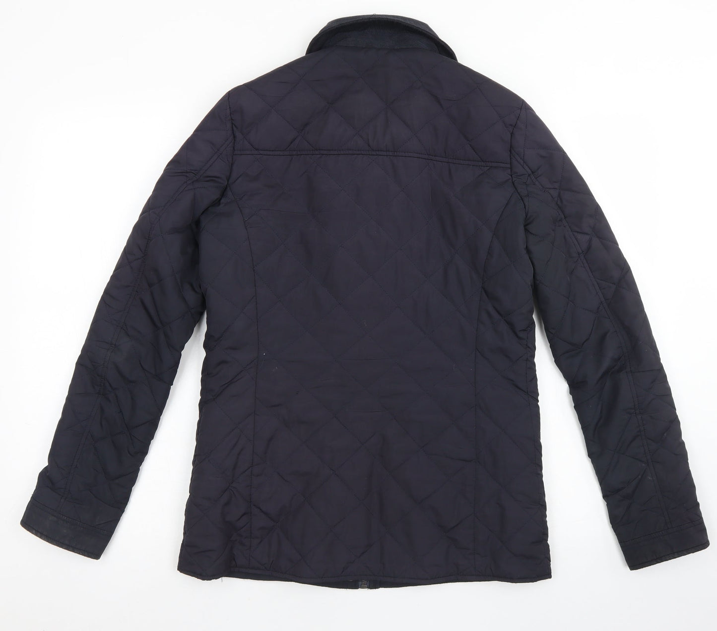 Womens UK Size 8 Dorothy Perkins Blue Pea Coat
