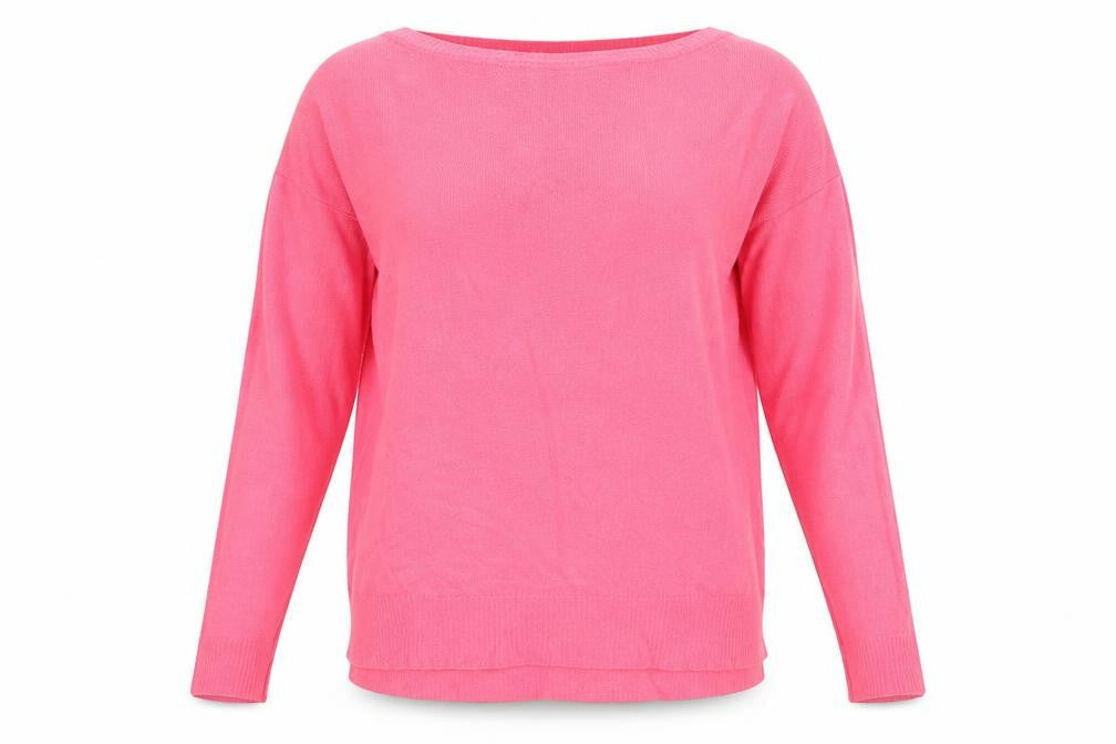 Womens UK Size 12 Nutmeg Pink Pullover Jumper