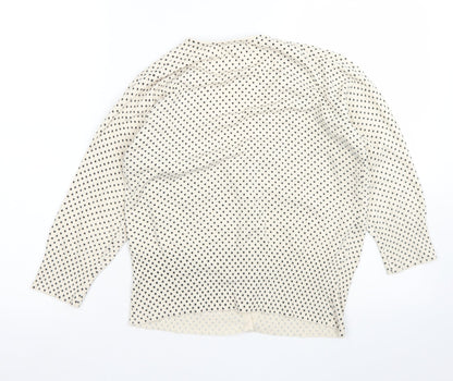 Womens UK Size 14 Marks & Spencer Beige Cardigan Jumper