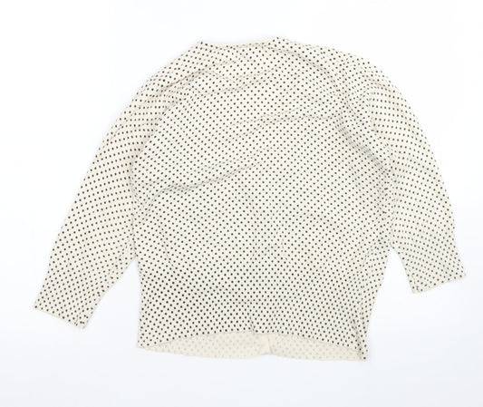 Womens UK Size 14 Marks & Spencer Beige Cardigan Jumper