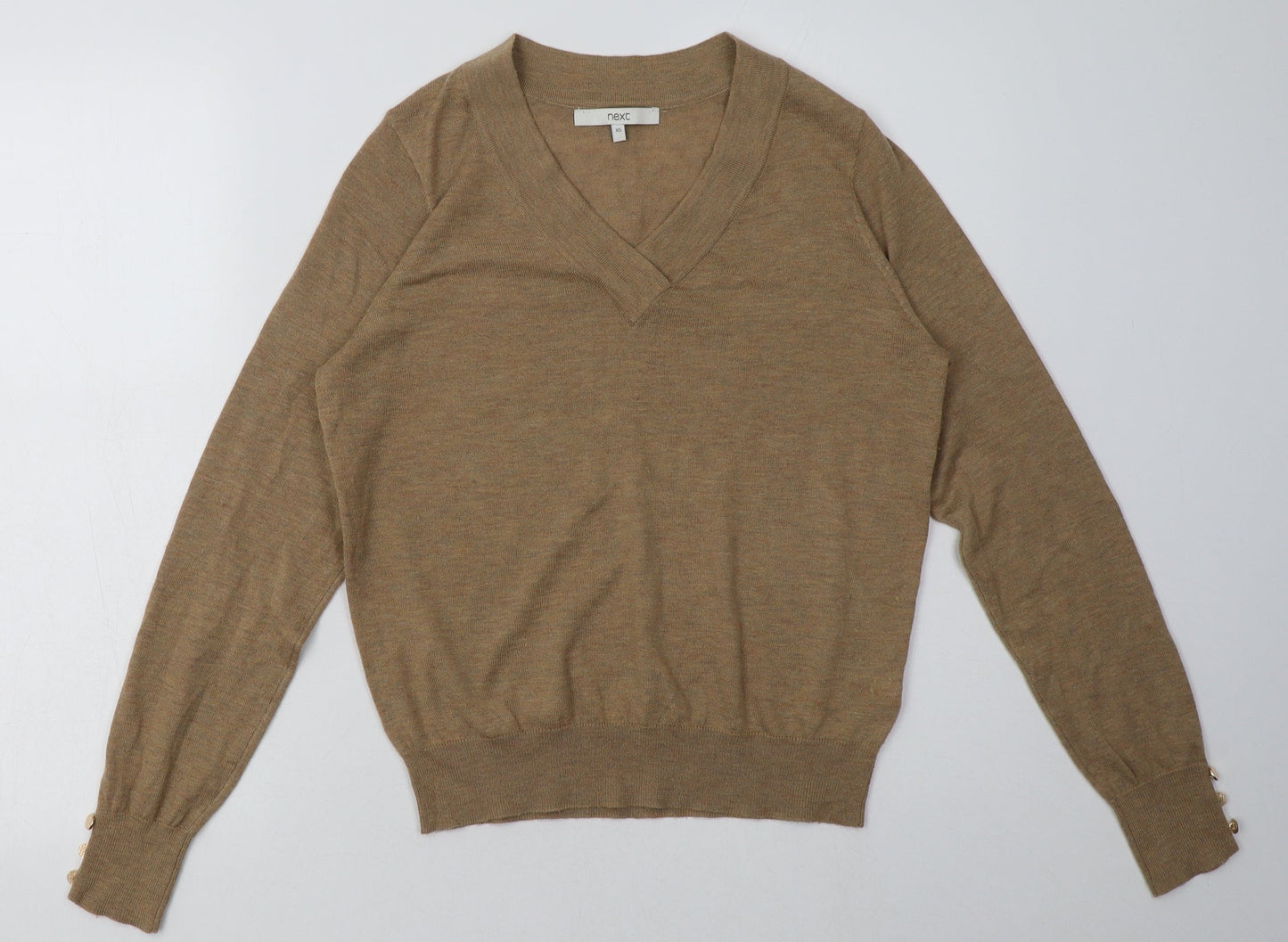 Womens UK Size XS NEXT Brown Pullover Sweatshirt