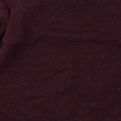George Girls Purple  Cotton Pullover Sweatshirt Size 8-9 Years  Pullover