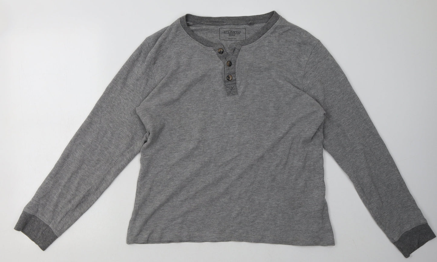 Mens UK Size M BHS Grey Pullover Sweatshirt