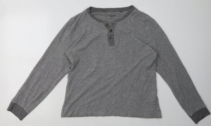 Mens UK Size M BHS Grey Pullover Sweatshirt