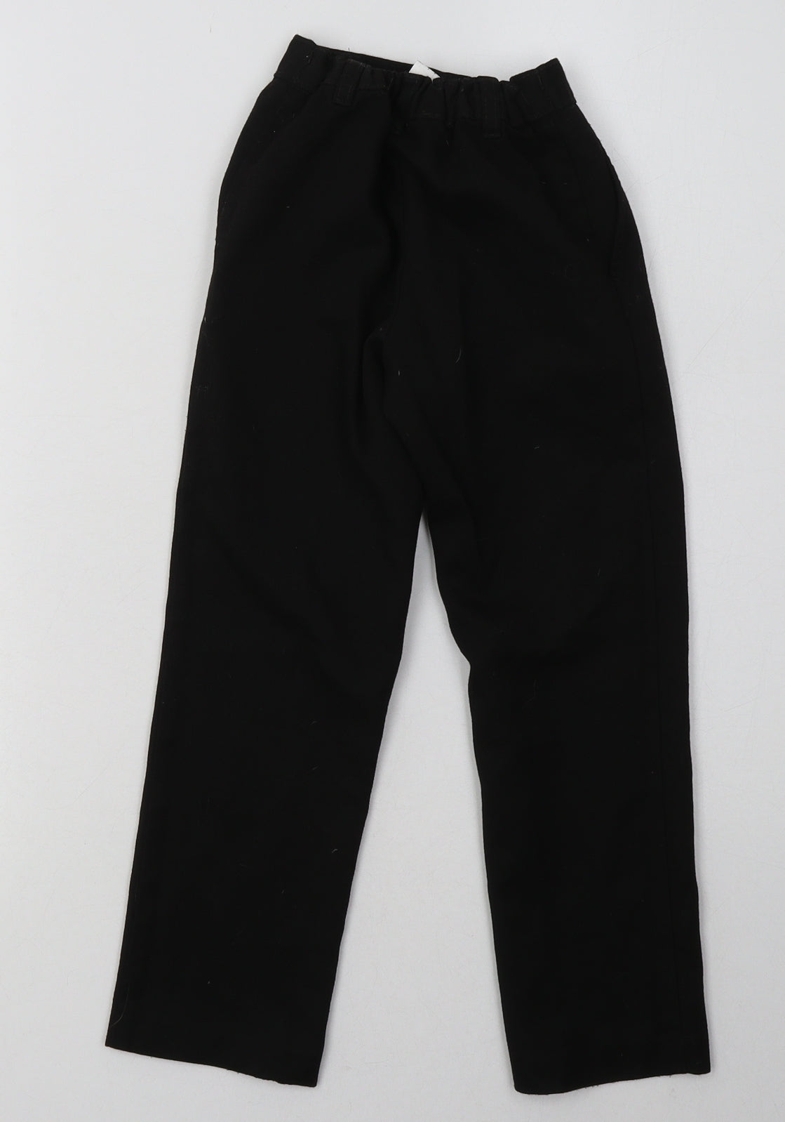 George Boys Black  Polyester Capri Trousers Size 5-6 Years  Regular Hook & Eye - School Wear