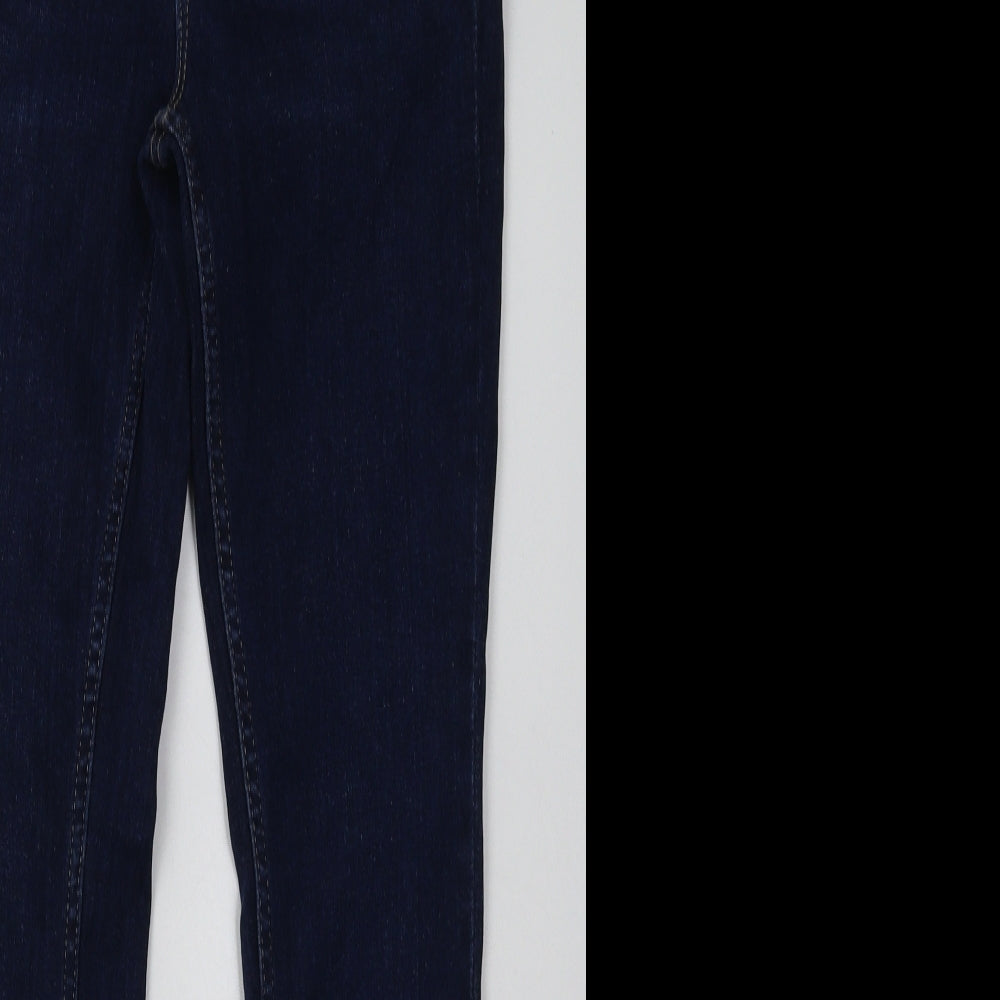 Womens UK Size 6 H&M Regular Fit Skinny Blue Jeans