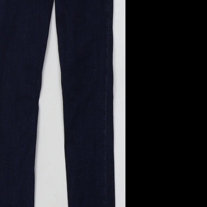 Womens UK Size 6 H&M Regular Fit Skinny Blue Jeans
