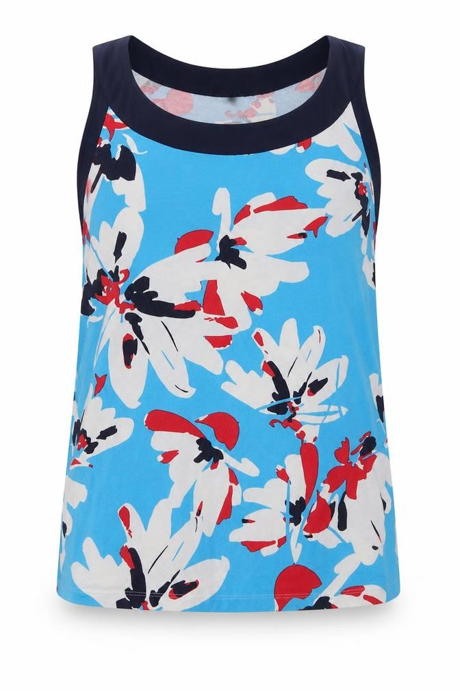 Womens UK Size 14 label be Blue Basic Tank