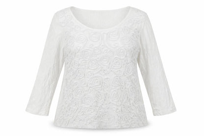 Womens UK Size 16 Marks and Spencer White Pullover Sweatshirt