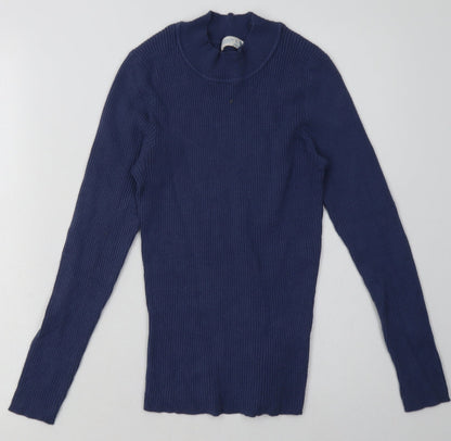 Additional front view of Primark women’s blue viscose pullover sweatshirt, size L, pullover