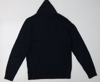 Ambrose Mens Blue  Acrylic Pullover Sweatshirt Size M