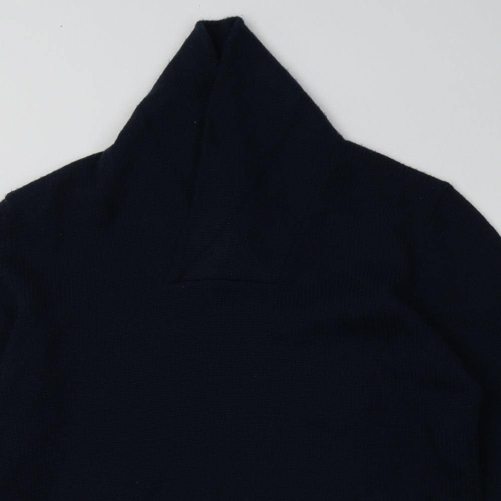 Ambrose Mens Blue  Acrylic Pullover Sweatshirt Size M