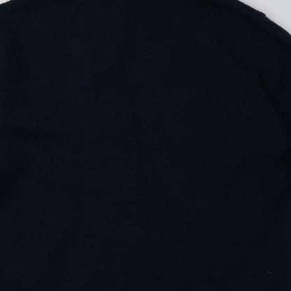 Ambrose Mens Blue  Acrylic Pullover Sweatshirt Size M