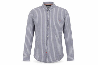 Mens UK Size S French Connection Blue  Button-Up Long Sleeve Casual Shirt