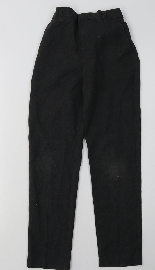 sainsburys Boys Grey  Polyester Capri Trousers Size 10 Years  Regular Hook & Eye - School Wear
