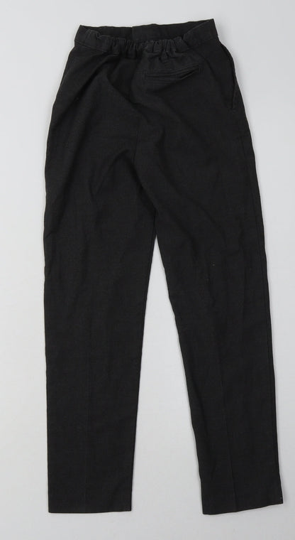 sainsburys Boys Grey  Polyester Capri Trousers Size 10 Years  Regular Hook & Eye - School Wear