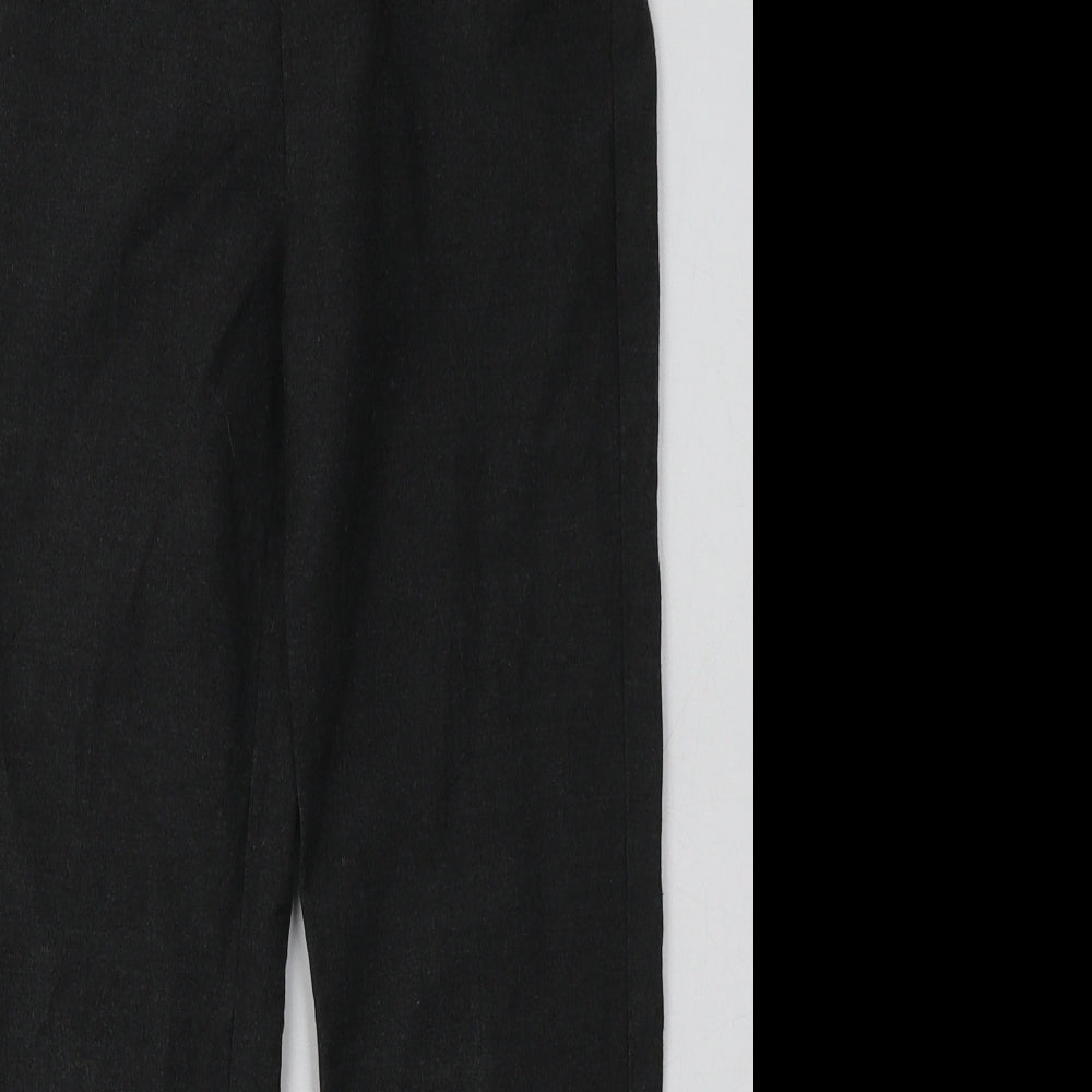 sainsburys Boys Grey  Polyester Capri Trousers Size 10 Years  Regular Hook & Eye - School Wear