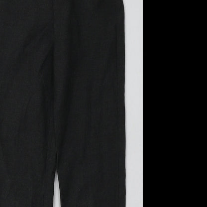 sainsburys Boys Grey  Polyester Capri Trousers Size 10 Years  Regular Hook & Eye - School Wear