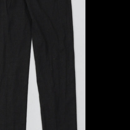 sainsburys Boys Grey  Polyester Capri Trousers Size 10 Years  Regular Hook & Eye - School Wear