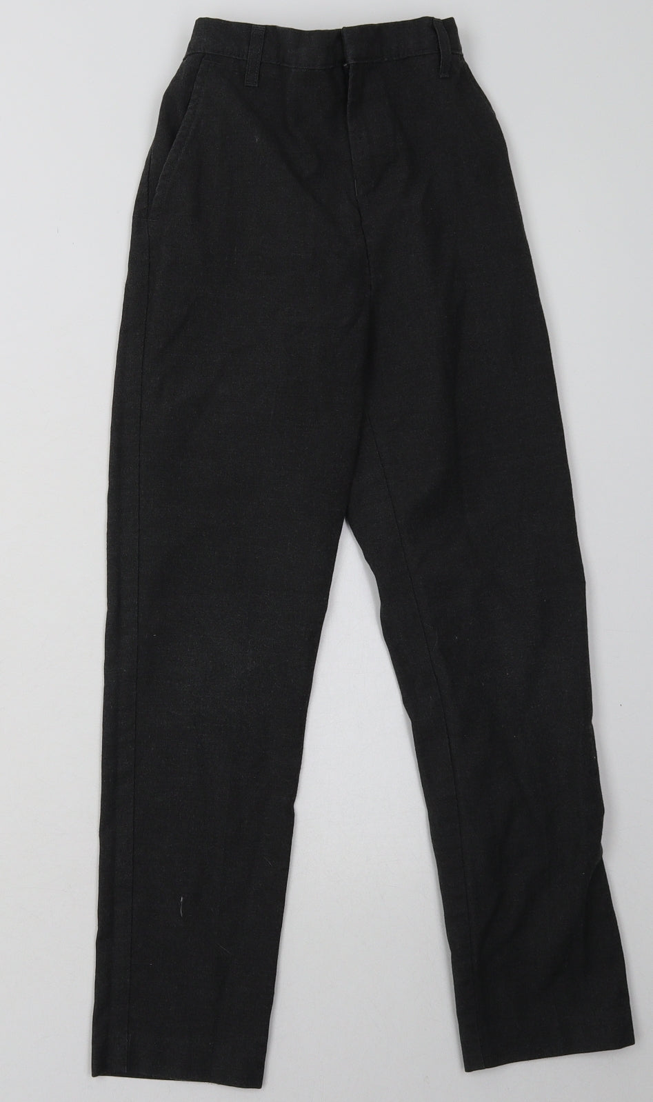 Sainsburys Boys Grey  Polyester Capri Trousers Size 10 Years  Regular Hook & Eye - School Wear