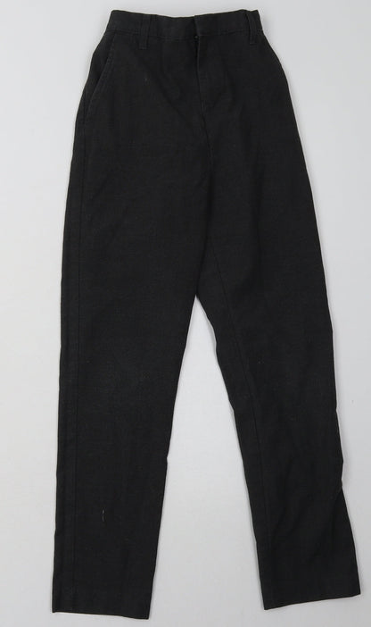 Sainsburys Boys Grey  Polyester Capri Trousers Size 10 Years  Regular Hook & Eye - School Wear