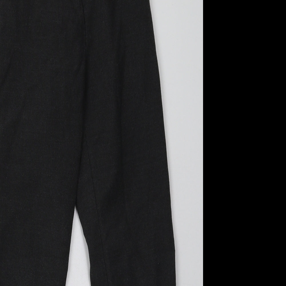 Sainsburys Boys Grey  Polyester Capri Trousers Size 10 Years  Regular Hook & Eye - School Wear