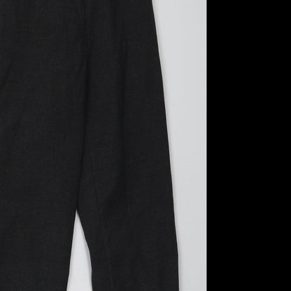 Sainsburys Boys Grey  Polyester Capri Trousers Size 10 Years  Regular Hook & Eye - School Wear