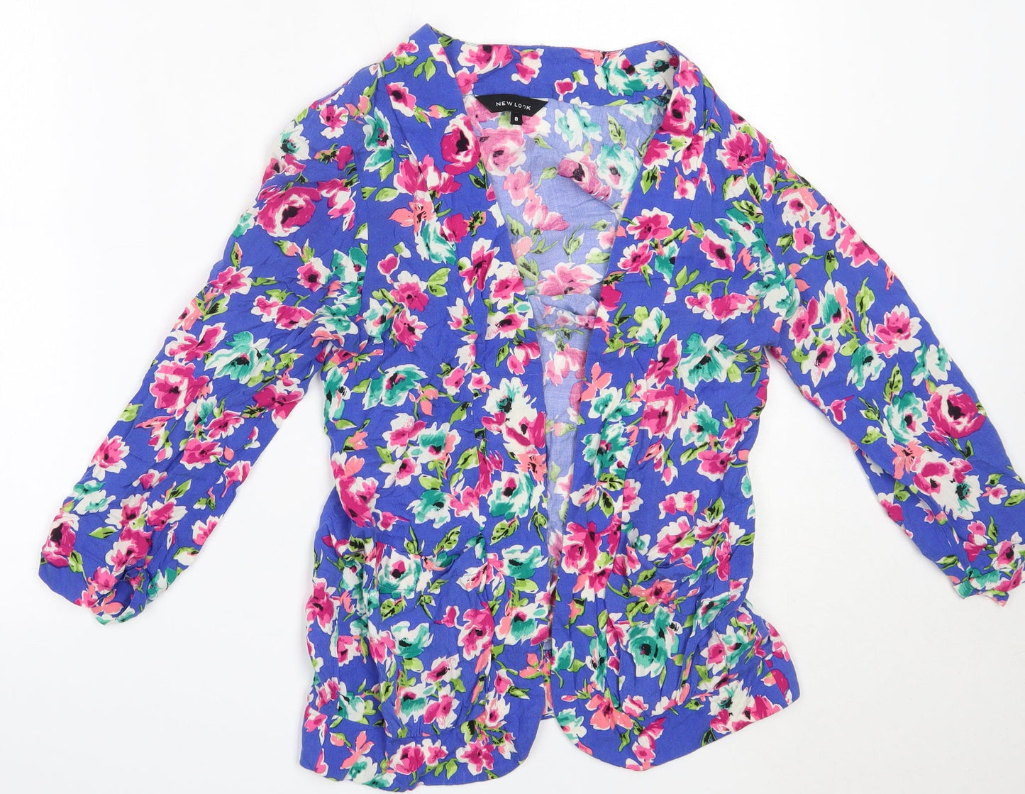 Womens UK Size 8 New Look Blue Jacket