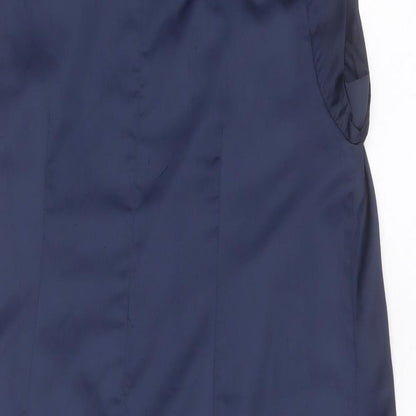 VERO MODA Womens Blue  Polyester Shift  Size XL  Round Neck