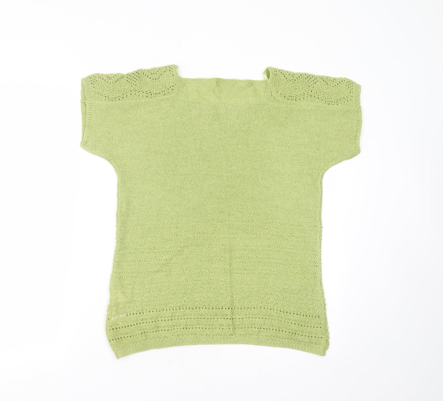 Womens UK Size 12 Marks and Spencer Green Pullover Jumper