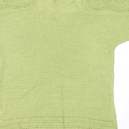 Womens UK Size 12 Marks and Spencer Green Pullover Jumper