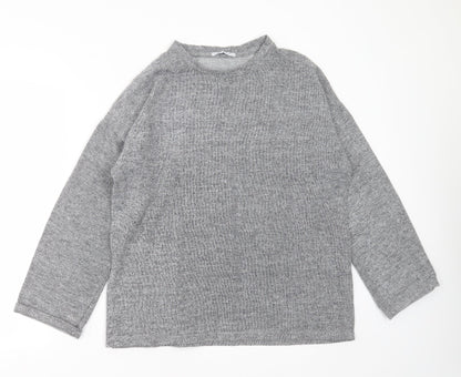 Womens UK Size M Zara Grey Pullover Jumper