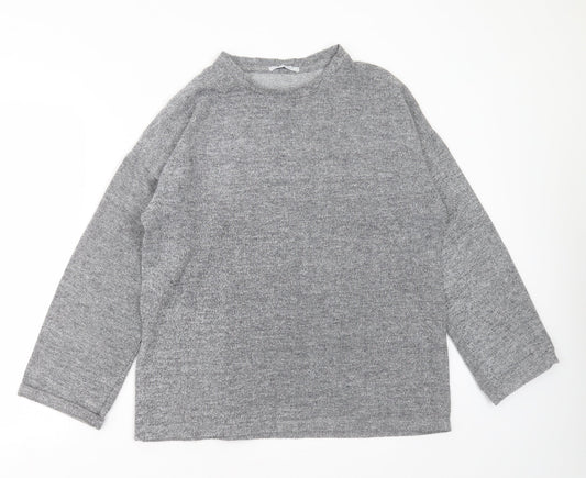 Womens UK Size M Zara Grey Pullover Jumper