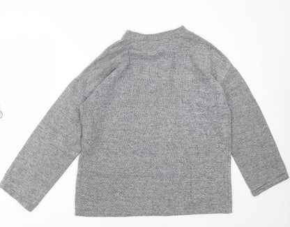 Womens UK Size M Zara Grey Pullover Jumper