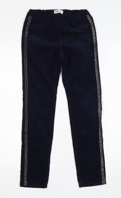 H&M Girls Blue  Cotton Jegging Jeans Size 10 Years  Regular