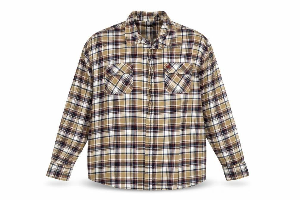 Mens UK Size XL Pegasus Multicoloured  Button-Up Long Sleeve Casual Shirt
