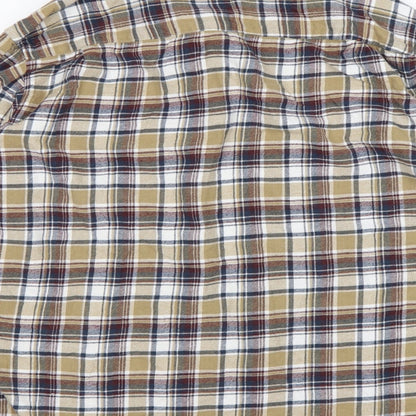 Mens UK Size XL Pegasus Multicoloured  Button-Up Long Sleeve Casual Shirt