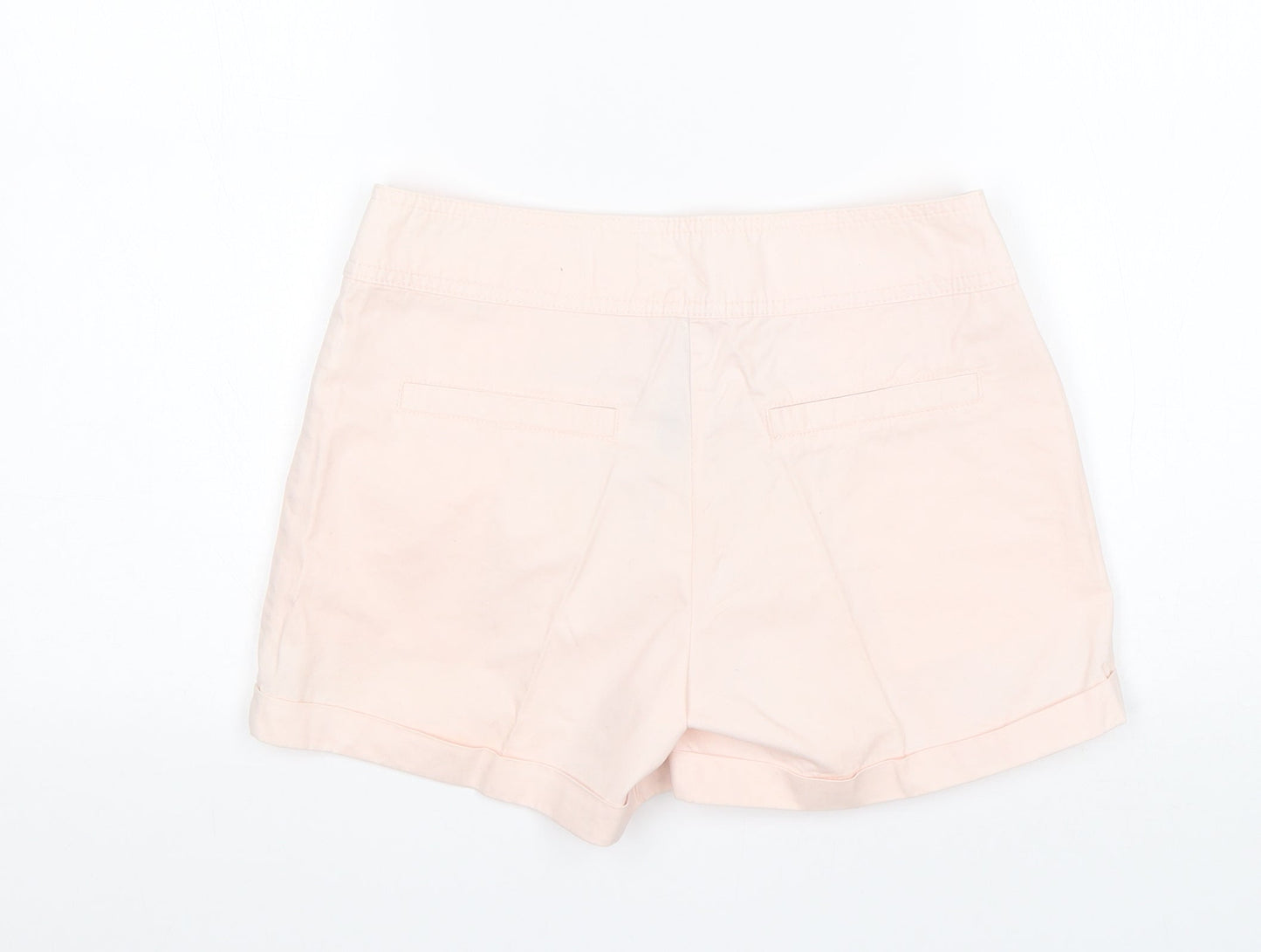 Denim Co Womens Pink  Cotton Chino Shorts Size 6 L3 in Regular