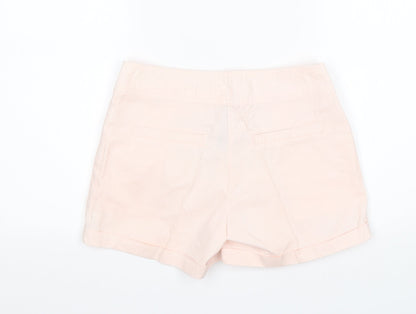 Denim Co Womens Pink  Cotton Chino Shorts Size 6 L3 in Regular