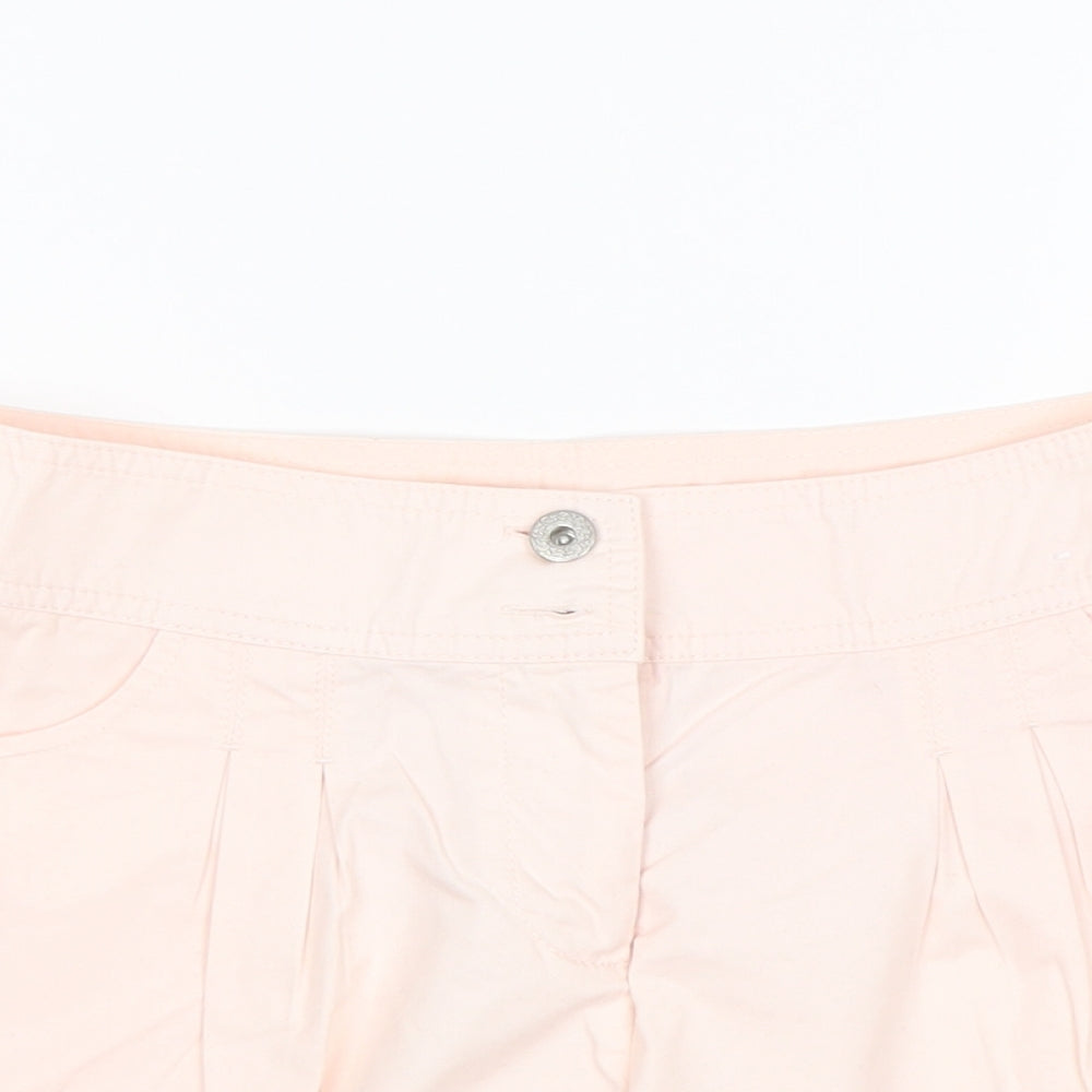Denim Co Womens Pink  Cotton Chino Shorts Size 6 L3 in Regular