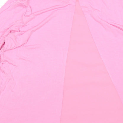 Womens UK Size 14 Michele Hope Pink Basic T-Shirt